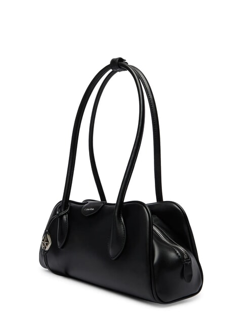 EMBOSSED LOGO BUSINE Umh&auml;ngetasche auf Schwarz - Damentaschen