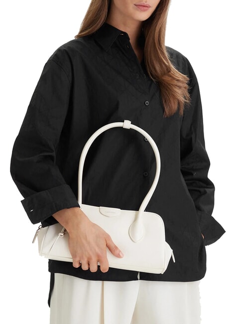 EMBOSSED LOGO BUSINE Umh&auml;ngetasche Wei&szlig;es Steinkraut - Damentaschen