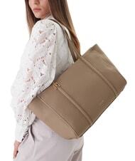 CALVIN KLEIN HARDWARE EMBLEM PEBB Einkaufstasche W&uuml;stentaupe - Damentaschen - 2