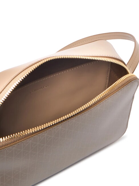 COATED EMBLEM Mini-Schultertasche Desert Taupe AOP - Damentaschen