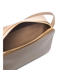 CALVIN KLEIN COATED EMBLEM Mini-Schultertasche Desert Taupe AOP - Damentaschen - 5