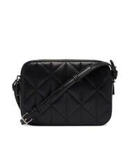 CALVIN KLEIN QUILTED EMBLEM Mini-Schultertasche auf Schwarz - Damentaschen - 4