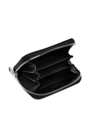 CALVIN KLEIN BOLD MONOGRAM Kleine Geldb&ouml;rse Schwarz/Wei&szlig; - Brieftaschen Damen - 2