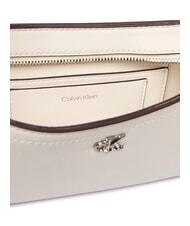 CALVIN KLEIN HARDWARE MONOGRAM Umh&auml;ngetasche Wei&szlig;es Steinkraut - Damentaschen - 5