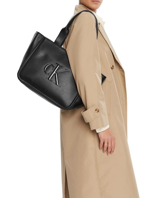 BOLD MONOGRAM Schulter-Eink&auml;ufer auf Schwarz - Damentaschen