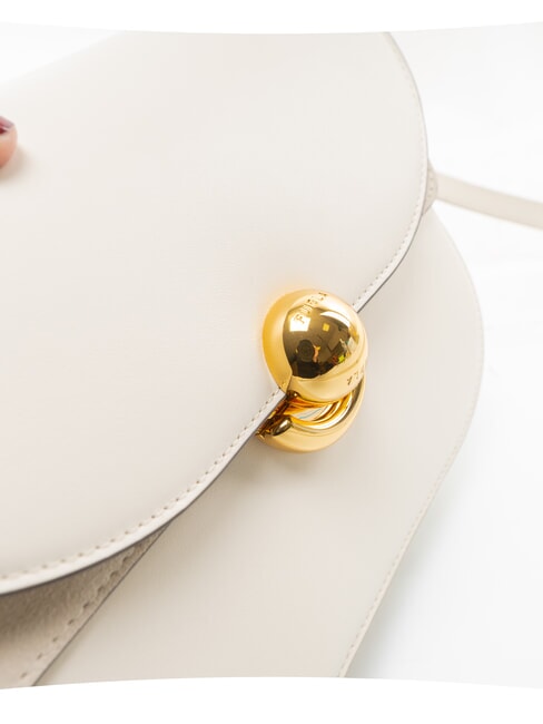 SFERA Schultertasche aus Leder Vanille - Damentaschen