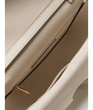 FURLA CAMPIONARIO - SFERA Schultertasche aus Leder Vanille - Damentaschen - 4