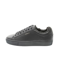 FURLA NICE  Ledersneakers Schwarz - Damenschuhe - 4