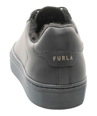 FURLA NICE  Ledersneakers Schwarz - Damenschuhe - 5