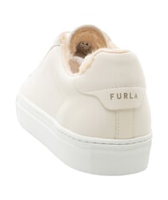 FURLA CAMPIONARIO - NICE  Ledersneakers Talkum h+nat&uuml;rlich int. - Damenschuhe - 4