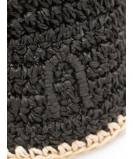 FURLA CAMPIONARIO - GIOVE  Nylonhut Schwarz + Natur - M&uuml;tzen/H&uuml;te - 2