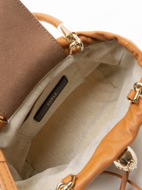 CAMPIONARIO - MIONIDO Mini-Tasche mit Schultergurt Havanna-T&ouml;ne + Brandy - Damentaschen