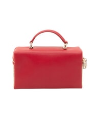 FURLA CAMPIONARIO - CAMELIA Mini-Handtasche mit Schulterriemen Natur + Venezianisches Rot - Damentaschen - 4