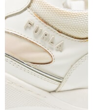 FURLA WONDERLACE UP Damen-Sneaker Talkumpuder h+silber Farbe - Damenschuhe - 4
