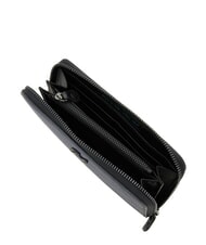 GABS GMONEY17 Gro&szlig;e Ledergeldb&ouml;rse mit Rei&szlig;verschluss blaue Tinte - Brieftaschen Damen - 4