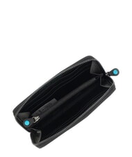 GABS GMONEY17 Gro&szlig;e Ledergeldb&ouml;rse mit Rei&szlig;verschluss See - Brieftaschen Damen - 4