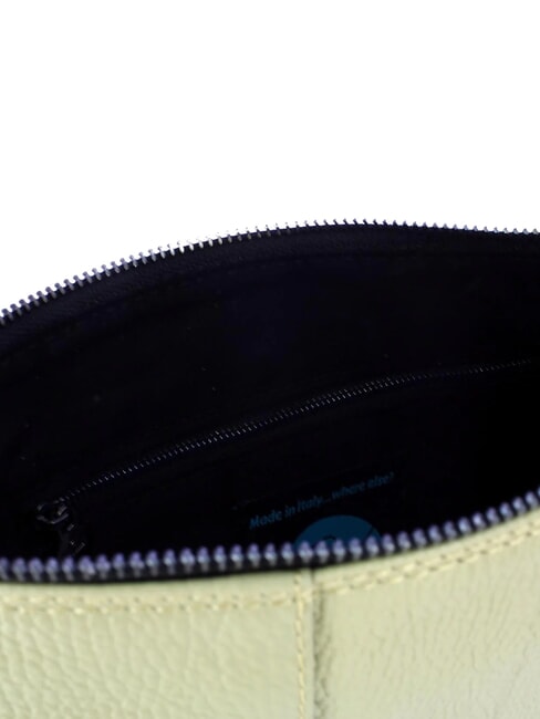 BEYONCE Mittelgro&szlig;e Lederclutch mit Schulterriemen Seladon - Damentaschen