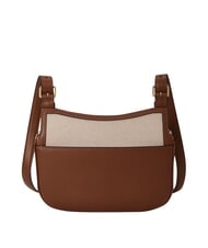 RALPH LAUREN MARCY Mini-Tasche mit verstellbarem Schultergurt wei&szlig;/braun - Damentaschen - 3