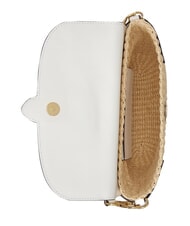 RALPH LAUREN LYNDEN Mini-Tasche mit verstellbarem Schultergurt Natur/Wei&szlig; - Damentaschen - 5