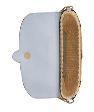 RALPH LAUREN LYNDEN Mini-Tasche mit verstellbarem Schultergurt Natur-/Alpenblau - Damentaschen - 6