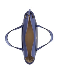 RALPH LAUREN KARLY Einkaufstasche aus Leder Carson Blue - Damentaschen - 5