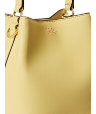 RALPH LAUREN REESE Handtasche mit Schulterriemen aus Leder Zitronensorbet - Damentaschen - 6
