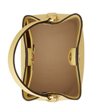 RALPH LAUREN REESE Handtasche mit Schulterriemen aus Leder Zitronensorbet - Damentaschen - 7