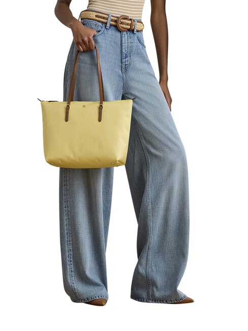 KEATON Mittlere Einkaufstasche Zitronensorbet/Lauren Tan - Damentaschen