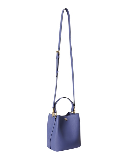 REESE Handtasche mit Schulterriemen aus Leder Carson Blue - Damentaschen