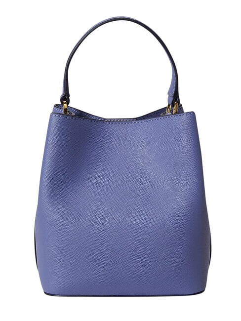 REESE Handtasche mit Schulterriemen aus Leder Carson Blue - Damentaschen