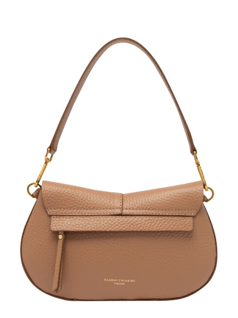 HELENA ROUND Handtasche mit Schulterriemen aus Leder Ton - Damentaschen