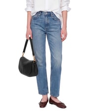 GIANNI CHIARINI HELENA ROUND Handtasche mit Schulterriemen aus Leder Schwarz - Damentaschen - 2