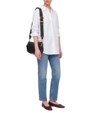 GIANNI CHIARINI HELENA ROUND Handtasche mit Schulterriemen aus Leder Schwarz - Damentaschen - 8