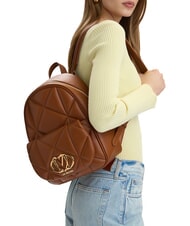 LOVE MOSCHINO EMBOSSED Rucksack LEDER - Damentaschen - 4