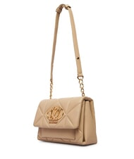 LOVE MOSCHINO EMBOSSED Umh&auml;ngetasche Taupe - Damentaschen - 3