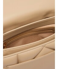 LOVE MOSCHINO EMBOSSED Umh&auml;ngetasche Taupe - Damentaschen - 5