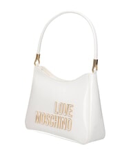 LOVE MOSCHINO ENAMELED Umh&auml;ngetasche Wei&szlig; - Damentaschen - 2