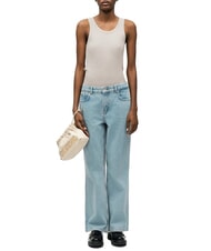 LOVE MOSCHINO EMBOSSED Umh&auml;ngetasche Elfenbein - Damentaschen - 2