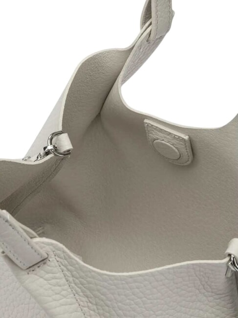 DUA Umh&auml;ngetasche aus Leder Sand - Damentaschen