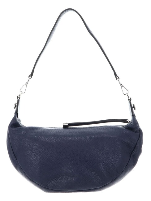 AISHA Umh&auml;ngetasche, Leder NAVY BLAU - Damentaschen