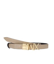 ARMANI EXCHANGE CINTURA Wendbarer Lederg&uuml;rtel schwarz / sand - G&uuml;rtel - 2