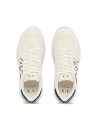 ARMANI EXCHANGE VENICE Turnschuhe Cremewei&szlig; + Schwarz - Herrenschuhe - 3