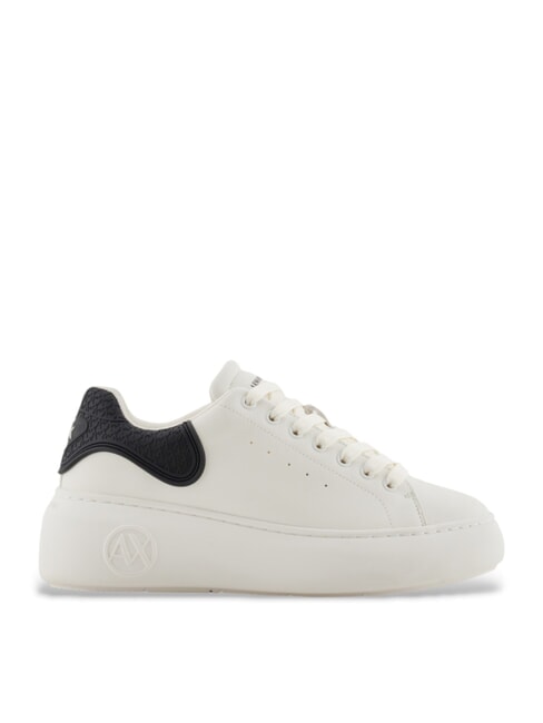 SUPER MINI-TUMBLED Turnschuhe Cremewei&szlig; + Schwarz - Damenschuhe