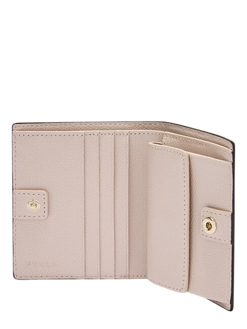 CAMELIA COMPACT Kleine Geldb&ouml;rse aus Ares-Leder indigo+corolla int. - Brieftaschen Damen