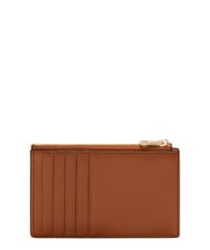 FURLA CAMELIA Flache Brieftasche aus Leder Cognac - Brieftaschen Damen - 2