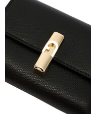 FURLA IRIDE Kompakte Ledergeldb&ouml;rse Schwarz - Brieftaschen Damen - 4