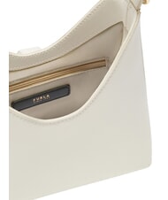 FURLA IRIDE Mini-Schultertasche aus Leder CREME - Damentaschen - 4