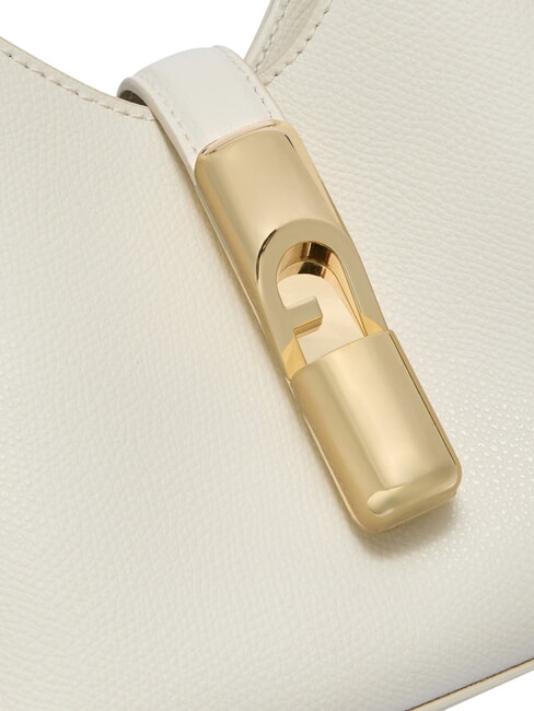 IRIDE Mini-Schultertasche aus Leder CREME - Damentaschen