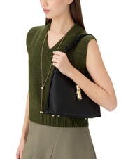 FURLA GOCCIA Schultertasche, Leder Schwarz - Damentaschen - 2