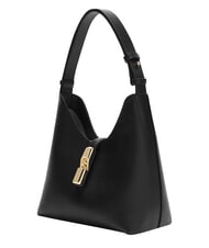 FURLA GOCCIA Schultertasche, Leder Schwarz - Damentaschen - 5